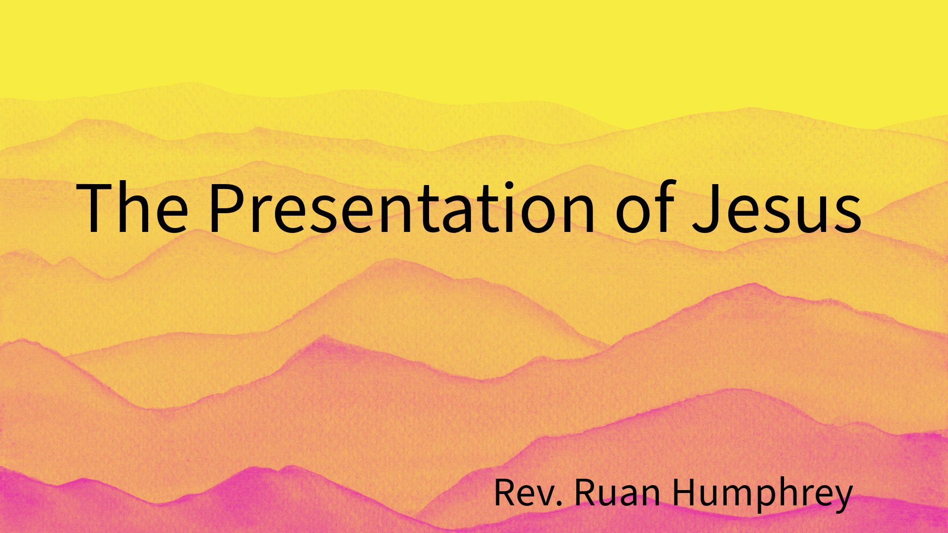 The Presentation of Jesus